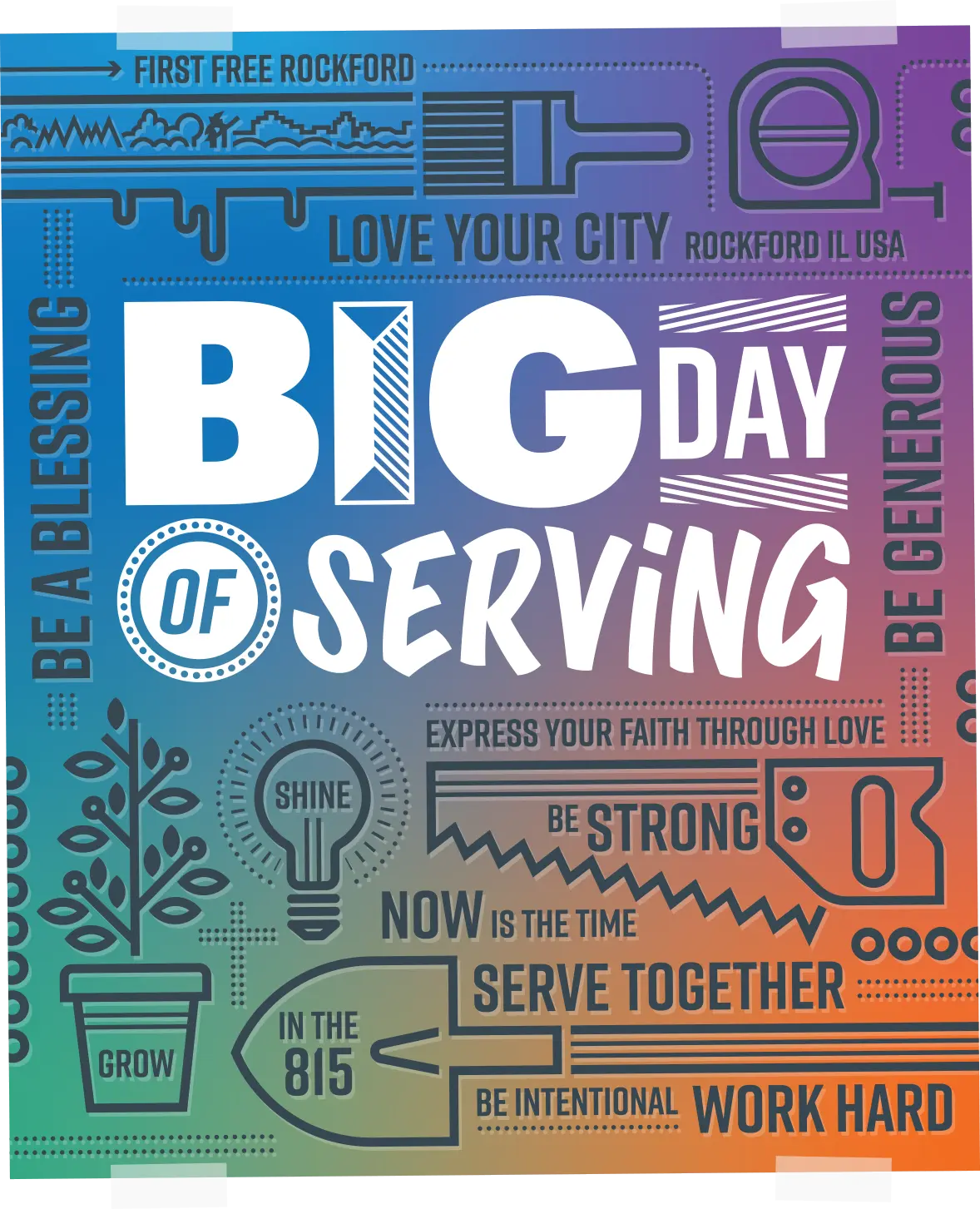 Big Day of Serving Poster